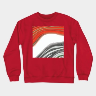 Summer Vibes Marble Waves Crewneck Sweatshirt